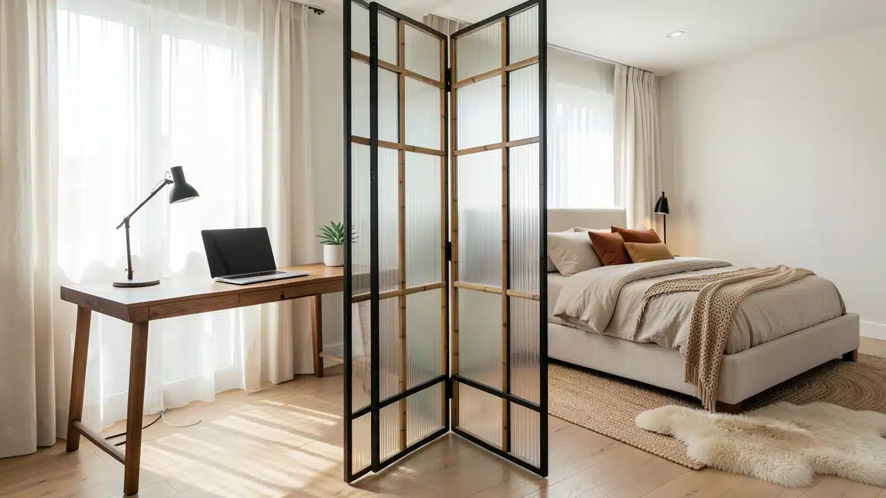 2. Stylish Folding Screens and Room Dividers