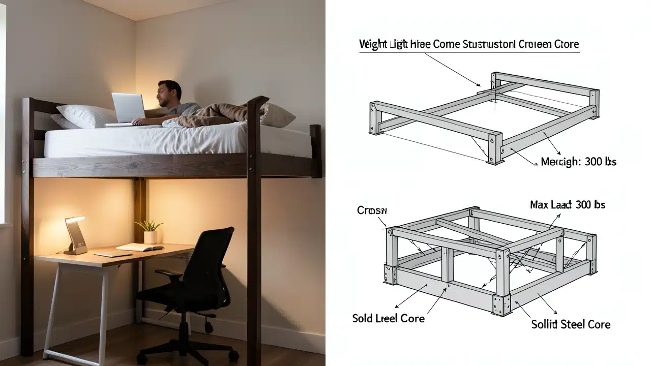 Are Loft Beds Safe For Adults? What Weight Limits Actually Mean