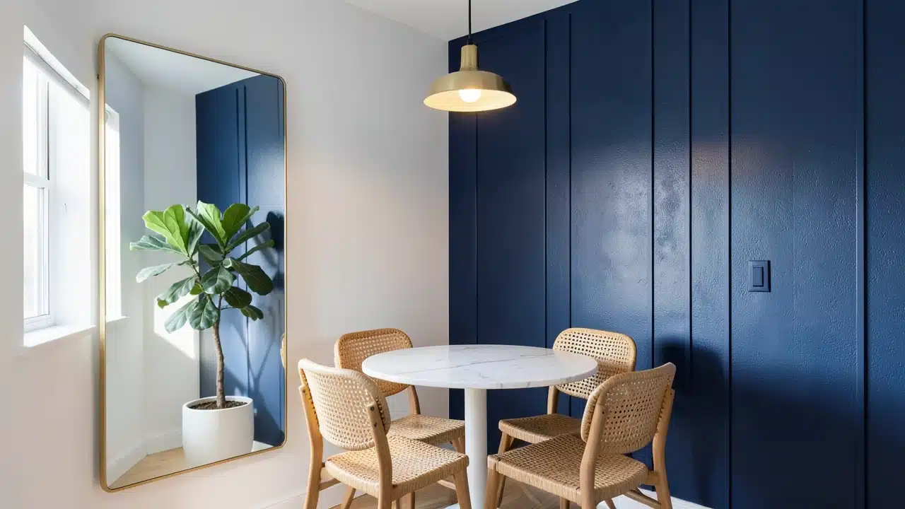 Combining Mirrors and Accent Walls for Optimal Impact