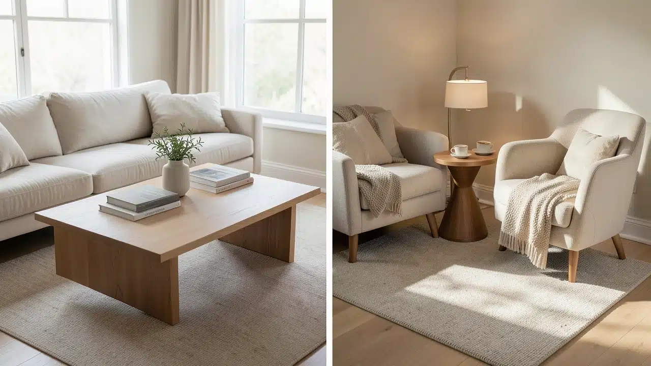 Comparing Center Table vs. Side Table: Which Actually Works Better for Your Room Size?