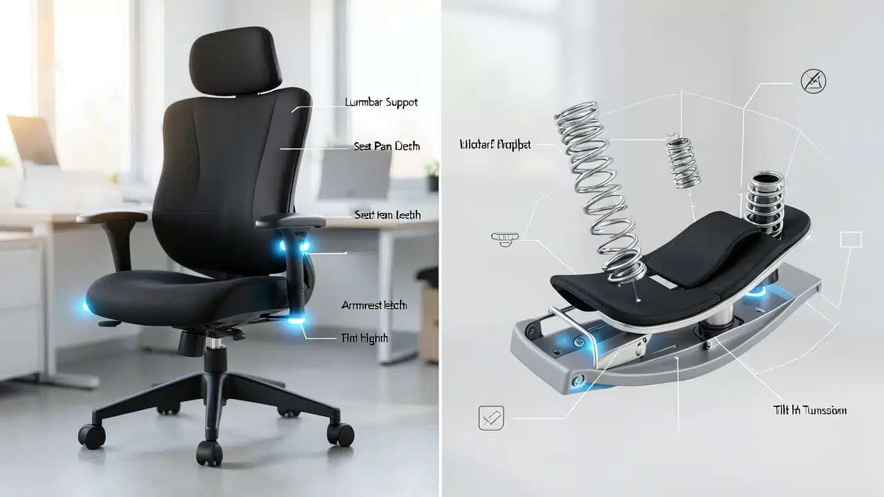 Comparing Chair Adjustment Features