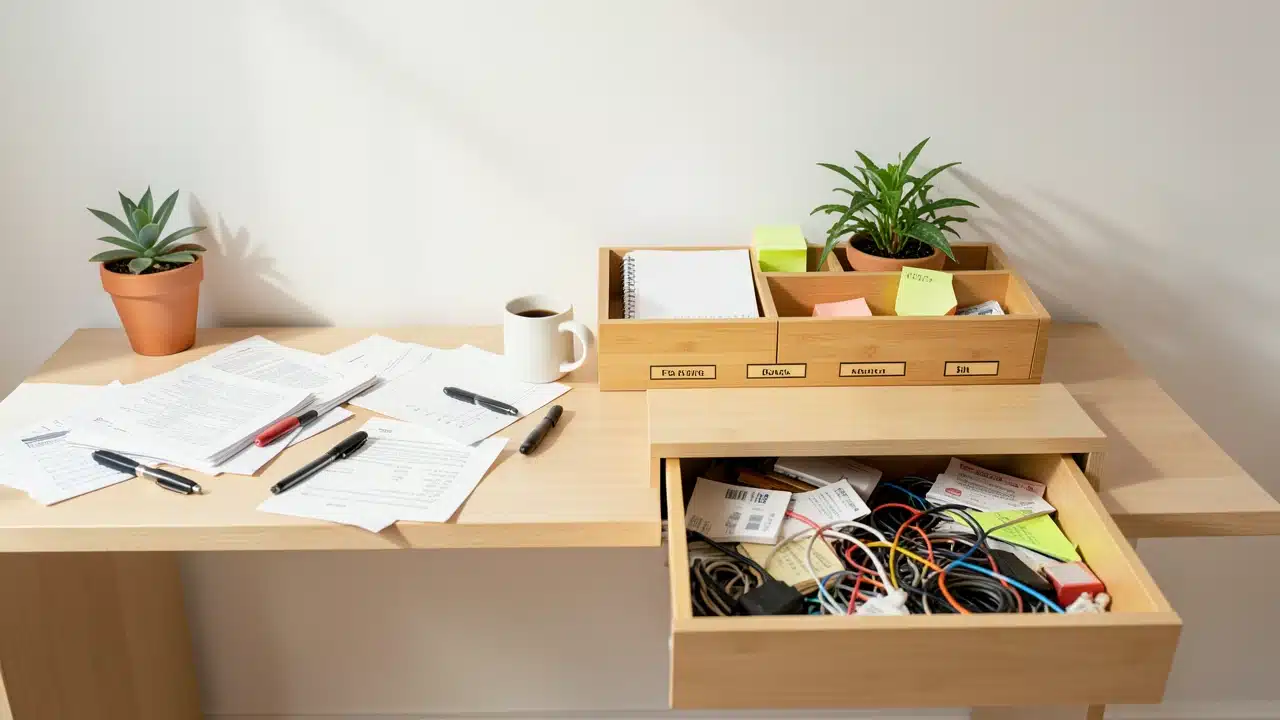 Comparing Storage Needs: Drawers vs. Organizers
