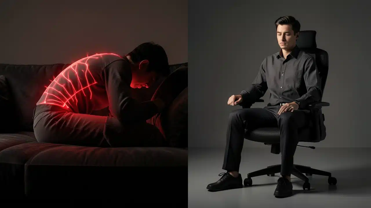 Comparison: Sofa vs. Ergonomic Chair