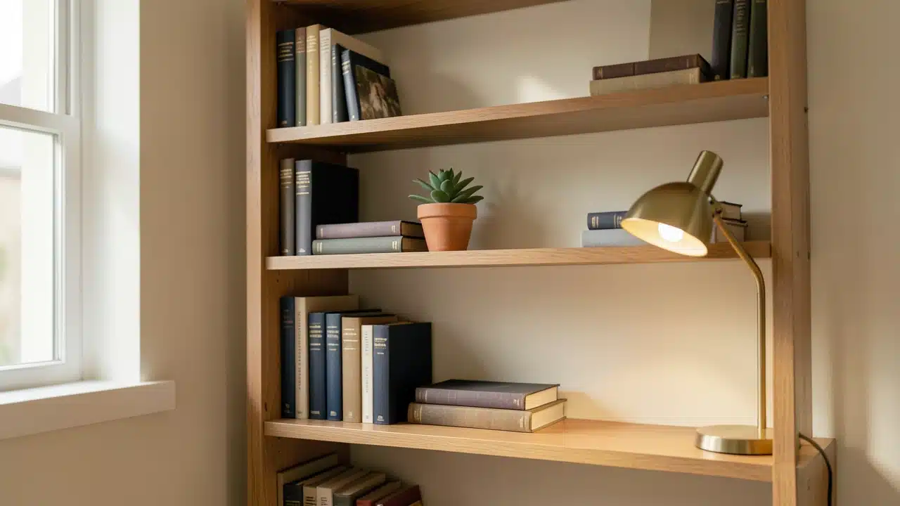 Creating a Professional Bookshelf Look