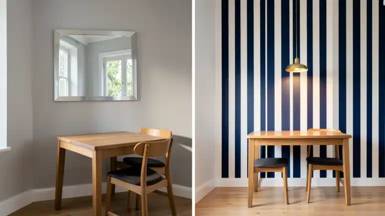 Dining Room Mirror Vs. Accent Wall: Which Creates More Space In A Small Area?