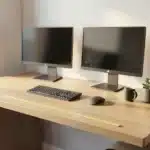How Wide Does A Desk Need To Be To Comfortably Run Two Monitors?