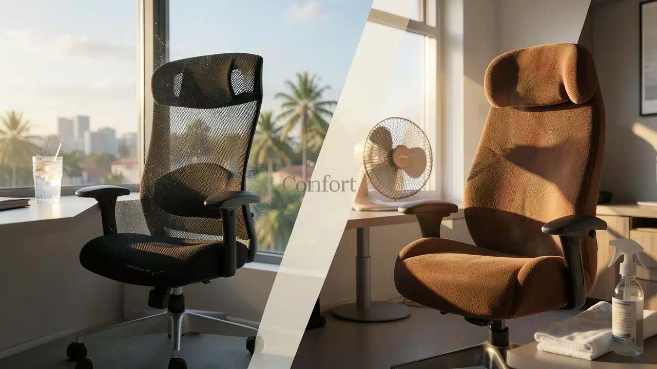 Maintaining Comfort: Tips for Both Chair Types