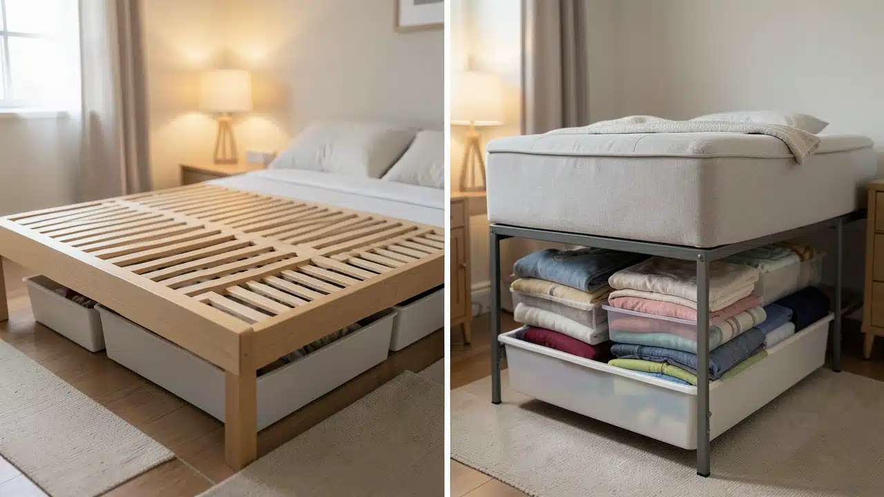 Maximizing Storage with Either Bed Type