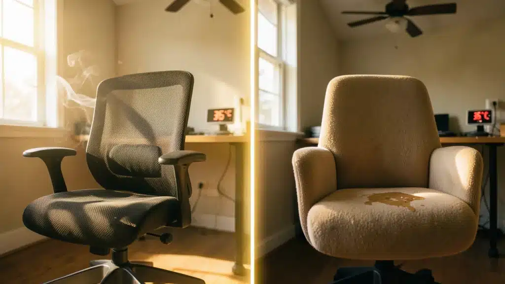 Mesh Chair Vs. Foam Chair: Which Stays Comfortable All Day In A Warm Climate?