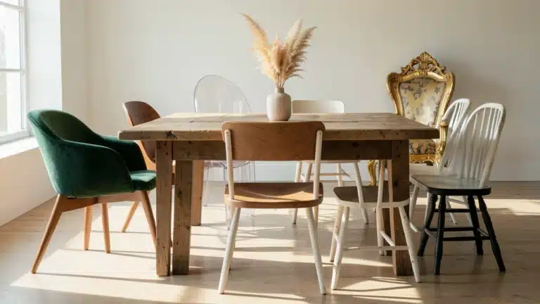Mixing Dining Chair Styles:  When It Looks Intentional And When It Looks Like A Mistake