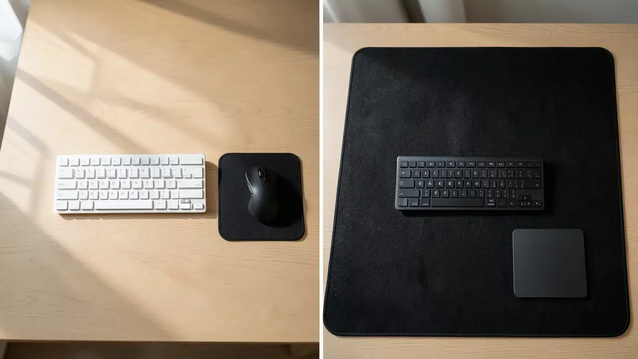 Separate Keyboard And Mouse Pad Vs. One Large Extended Mat: Which Wins?