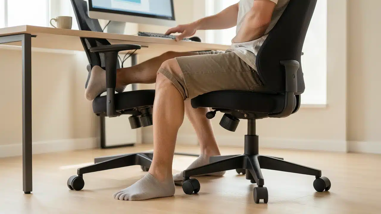 Setting the Right Chair Height for Your Feet