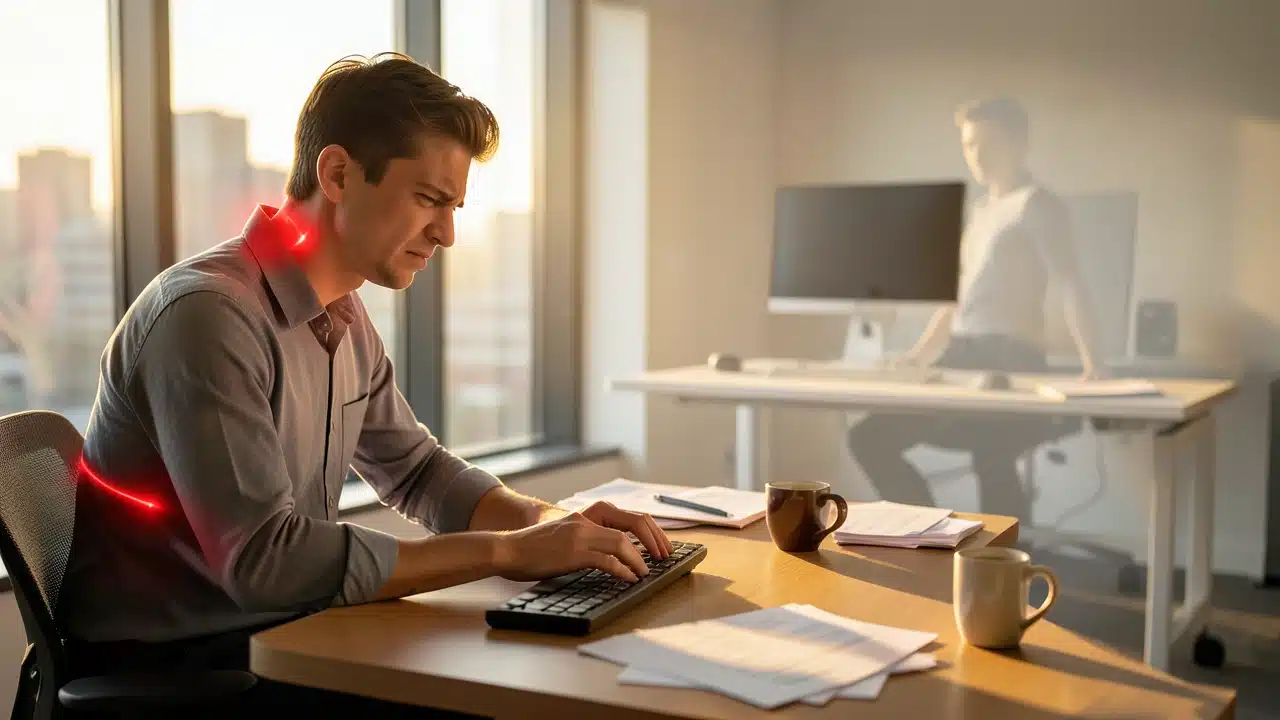 The 3 Physical Problems That Appear First When Your Desk Height Is Wrong