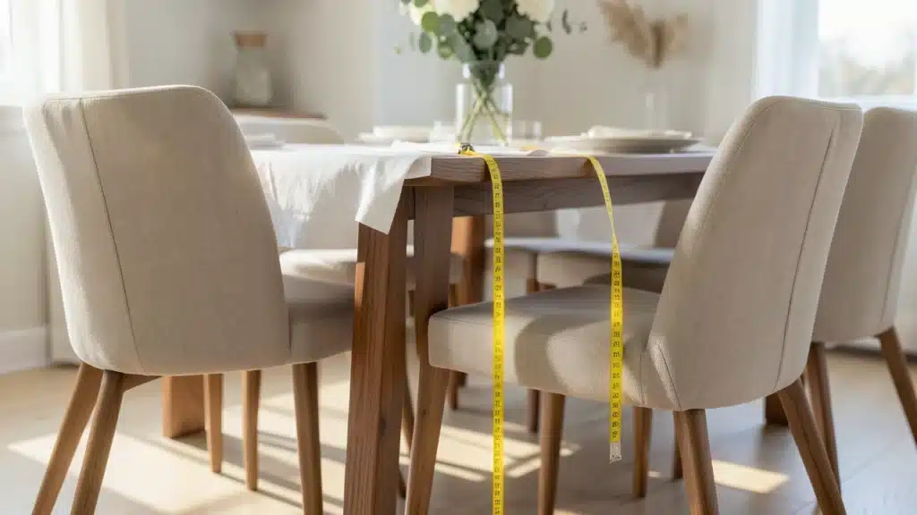 The Formula For Matching Dining Chair Seat Height To Your Table