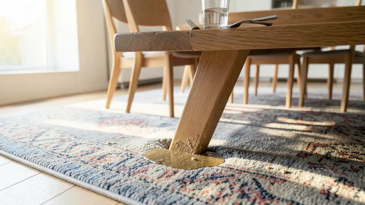 The Surprising Issue With Dining Table Rugs