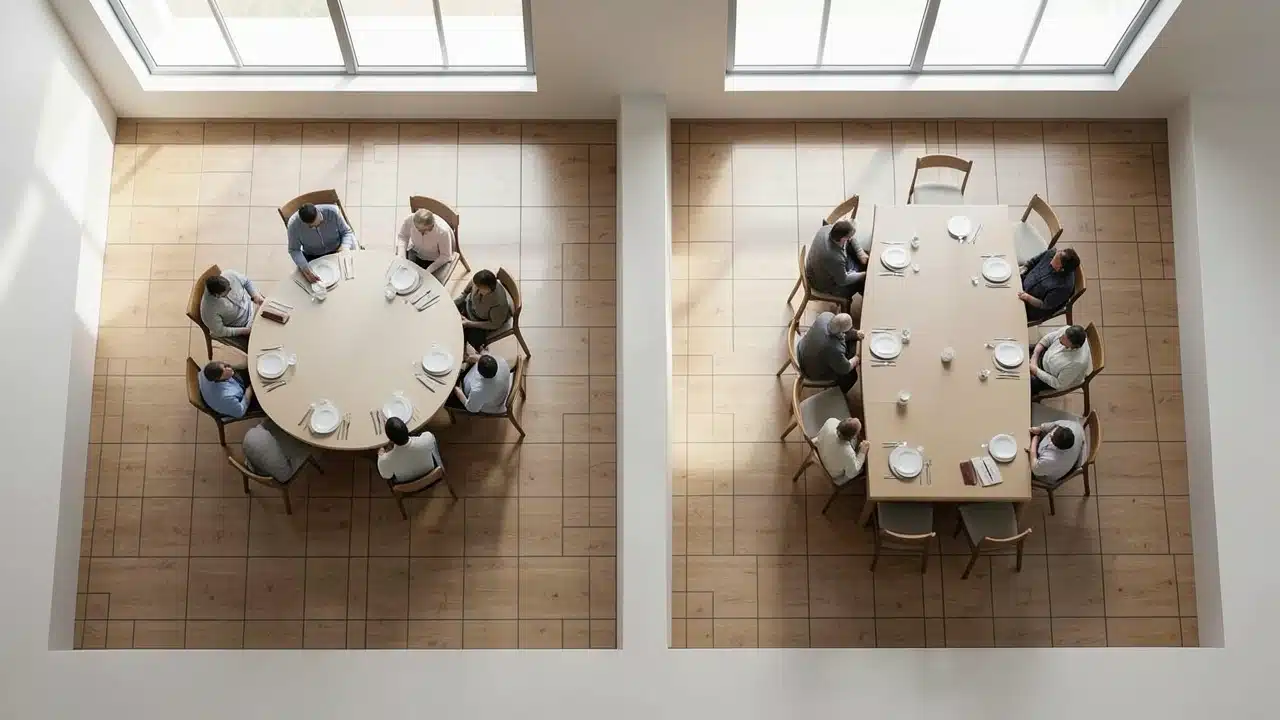 Understanding Space Efficiency: Round Tables