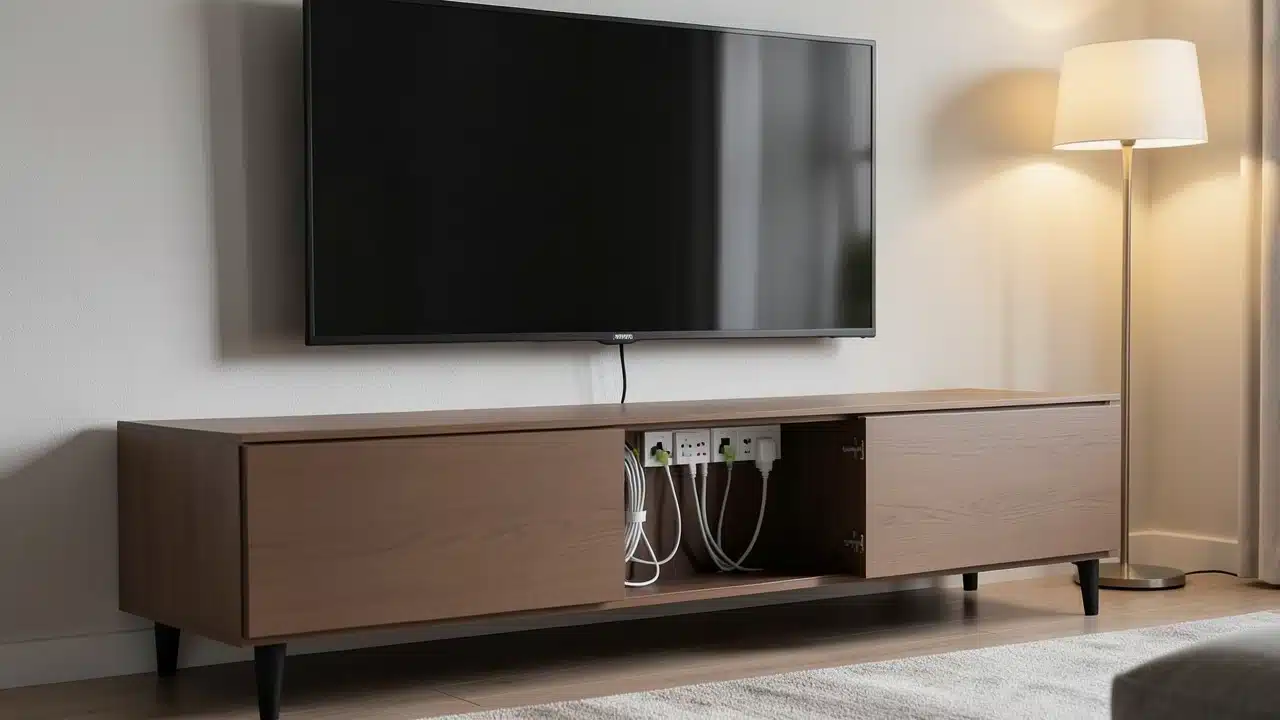Use Furniture with Built-in Cable Management