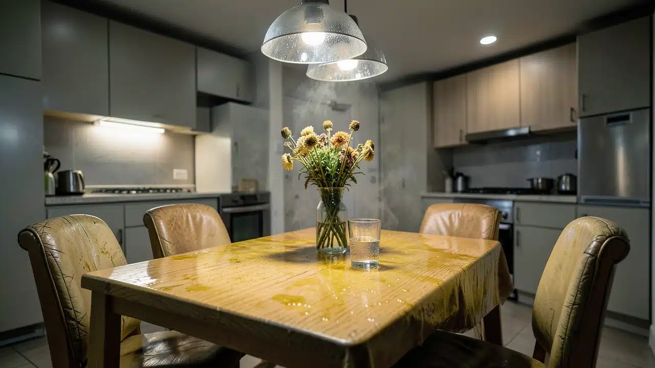 What Happens To Dining Furniture Placed Too Close To A Kitchen Without Proper Ventilation