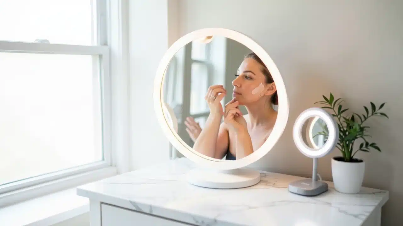 What Kind Of Light Should Your Dressing Table Face For Accurate Makeup Application?