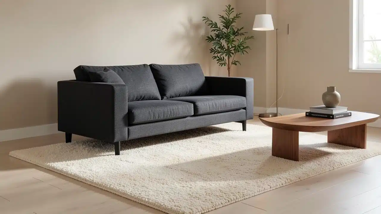 What Rug Size Stops Your Sofa From Looking Like It’S Floating