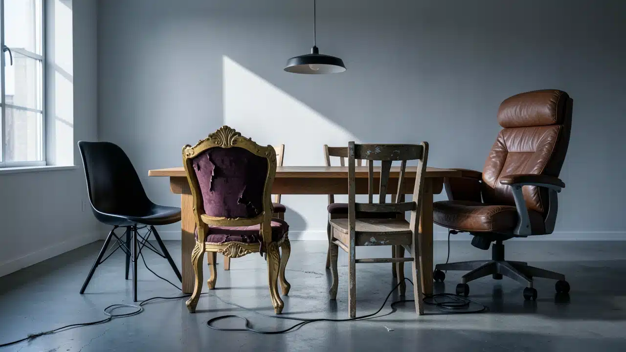 When Mixing Dining Chair Styles Looks Like a Mistake