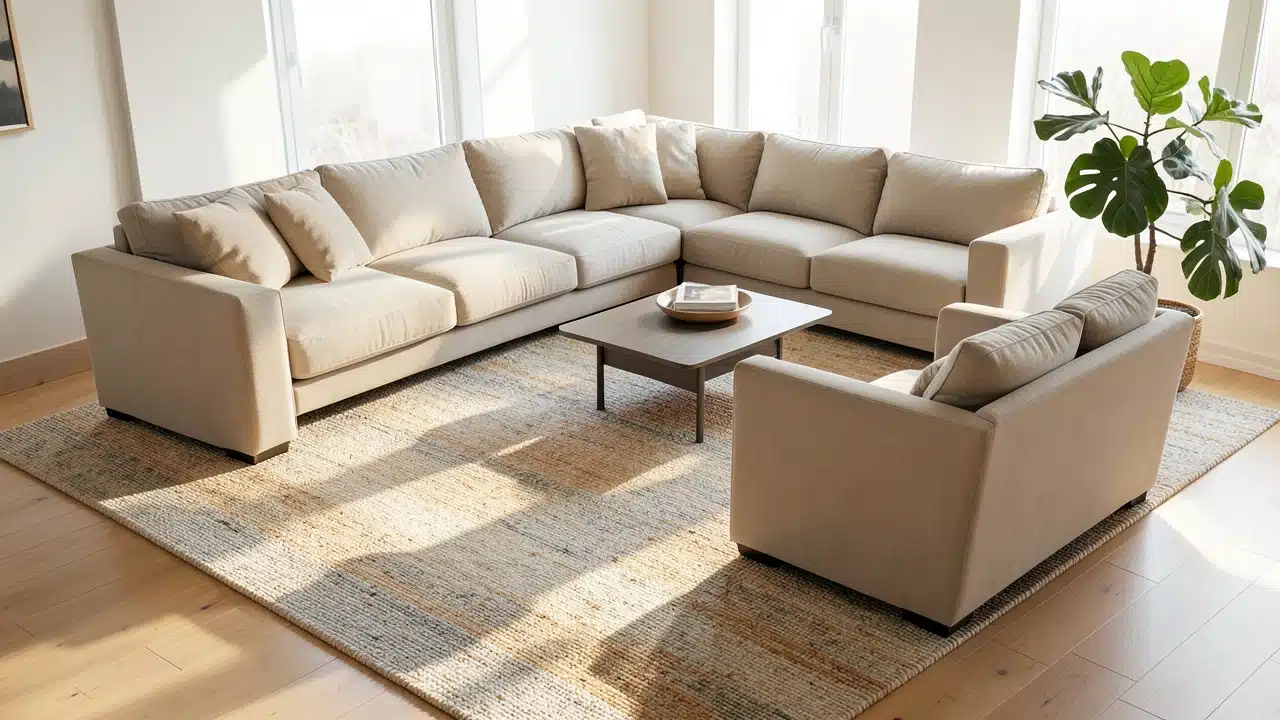 Why Rug Size Matters for Sofa Placement