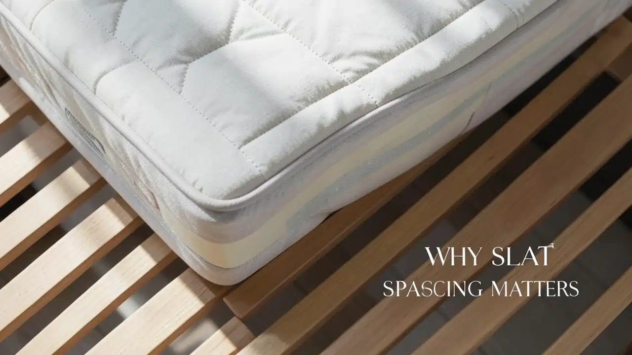 Why Slat Spacing Matters for Your Mattress