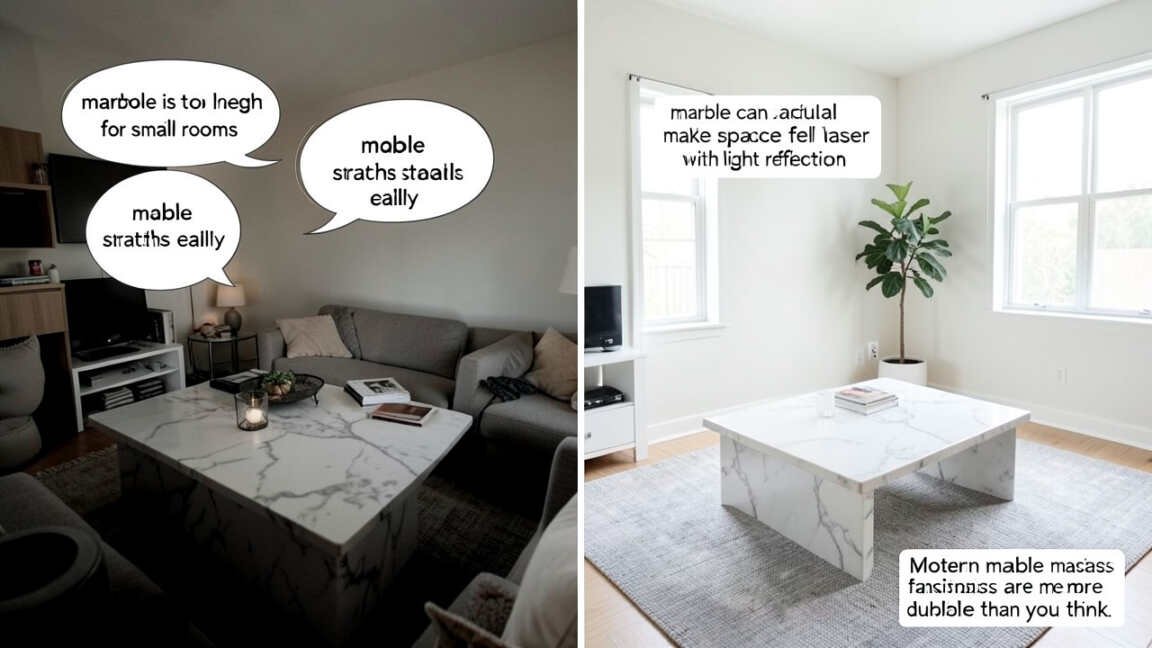 Common Myths vs Facts About Marble Coffee Tables