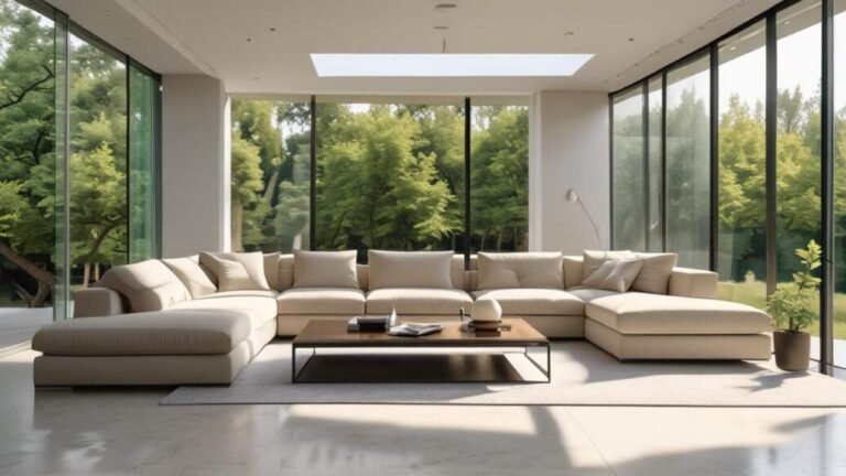 Should a Tall Users Really Be Using a U-Shaped Sectional Like This?