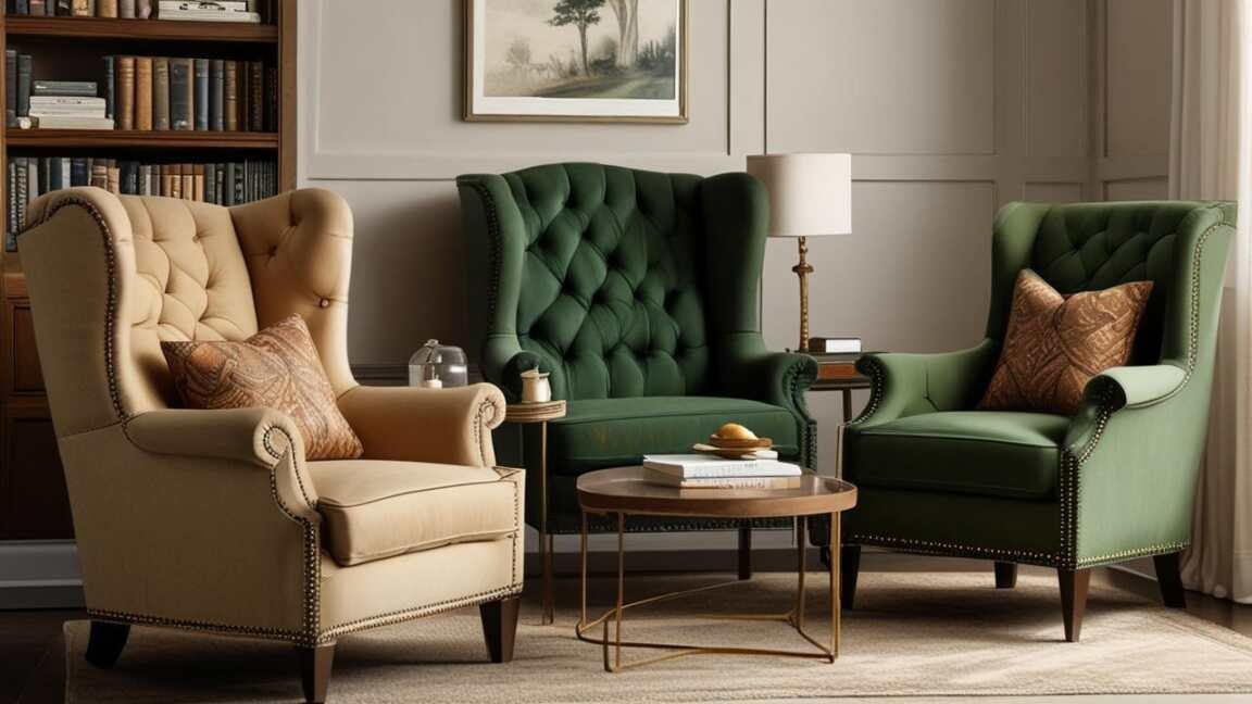 Types of Wingback Chairs and Their Suitability for a Reading Nook