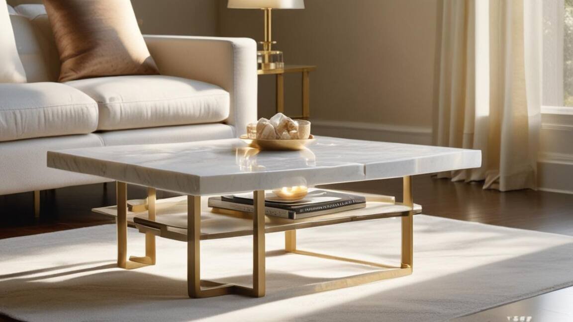 What Your Marble Coffee Table Actually Needs